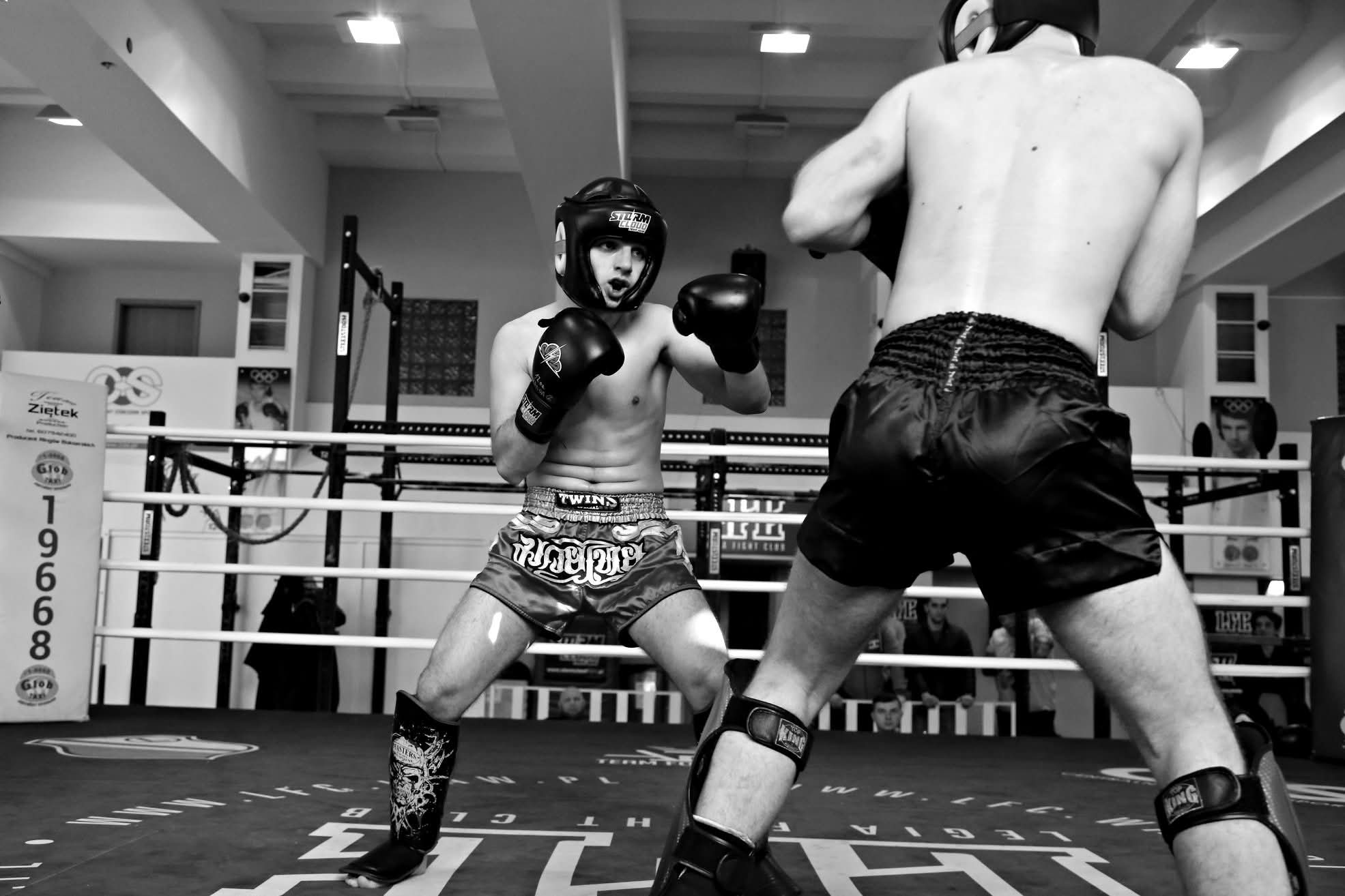 Sparring in the ring